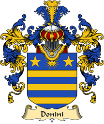 Italian Family Coat of Arms (v.25a) Donini