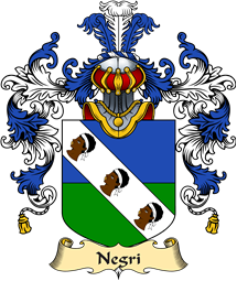 Italian Family Coat of Arms (v.25a) Negri