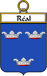 French Coat of Arms Badge for Réal
