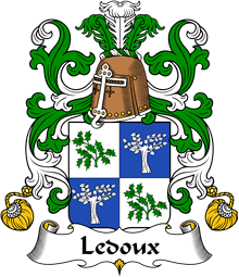 Coat of Arms from France for Ledoux (or Doux)