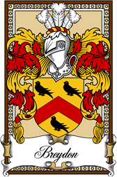Scottish Coat of Arms Bookplate for Breydon