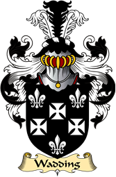 Irish Family Coat of Arms (v.23) for Wadding