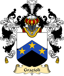 Italian Family Coat of Arms (v.25a) Grazioli
