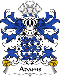 Welsh Coat of Arms for Adams