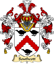 English Family Coat of Arms (v.25) Southcott