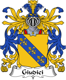 Italian Coat of Arms for Giudici