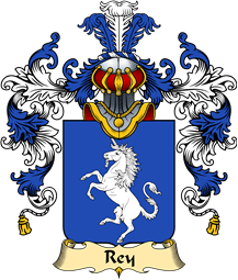 French Family Coat of Arms (v.25) Rey