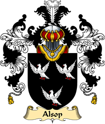 English Family Coat of Arms (v.25) Alsop