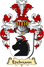 v.23 Coat of Family Arms from Germany for Edelmann