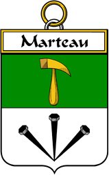 French Coat of Arms Badge for Marteau
