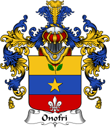 Italian Family Coat of Arms (v.25b) Onofri