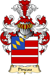 French Family Coat of Arms (v.23) for Pineau or Pinault