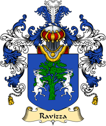 Italian Family Coat of Arms (v.25a) Ravizza