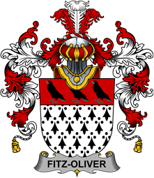 Irish Family Coat of Arms (v.25b) Fitz-Oliver