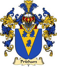 English Family Coat of Arms (v.25) Pridham