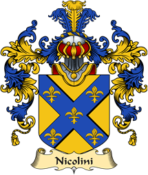 Italian Family Coat of Arms (v.25a) Nicolini