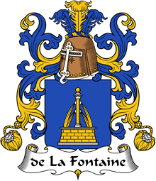 Coat of Arms from France for Fontaine ( de la)