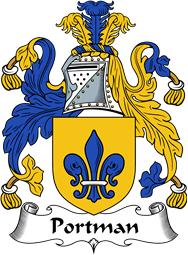 English Coat of Arms for the family Portman