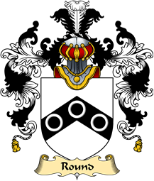 English Family Coat of Arms (v.25) Round