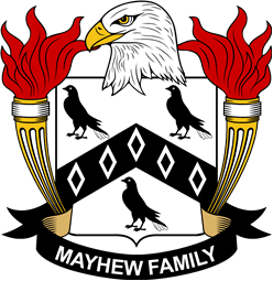 Coat of arms used by the Mayhew family in the United States of America