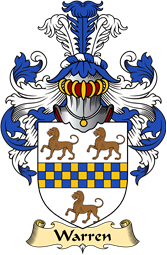 Irish Family Coat of Arms (v.23) for Warren