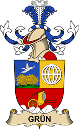 Republic of Austria Coat of Arms for Grün