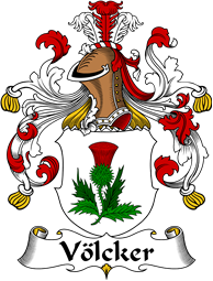 German Wappen Coat of Arms for Völcker