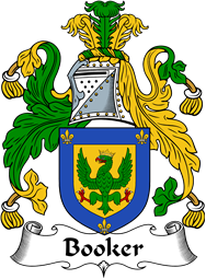 English Coat of Arms for the family Booker