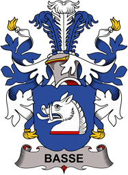 Coat of arms used by the Danish family Basse