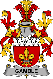 Irish Coat of Arms for Gamble