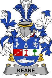 Irish Coat of Arms for Keane or O