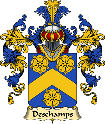 French Family Coat of Arms (v.25) Champs (des)