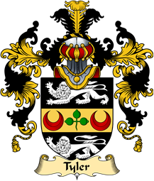 Irish Family Coat of Arms (v.25a) Tyler
