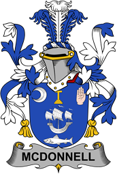 Irish Coat of Arms for McDonnell