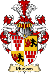 Irish Family Coat of Arms (v.23) for Blunden