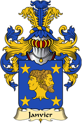 French Family Coat of Arms (v.23) for Janvier