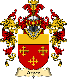 Welsh Family Coat of Arms (v.25) Arden (Sir John, of Cheshire)