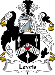 Irish Coat of Arms for Lewis