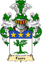 French Family Coat of Arms (v.23) for Faure