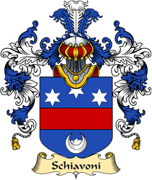 Italian Family Coat of Arms (v.25a) Schiavoni