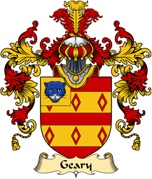 English Family Coat of Arms (v.25) Geary