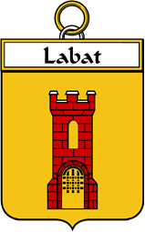 French Coat of Arms Badge for Labat or Labatt