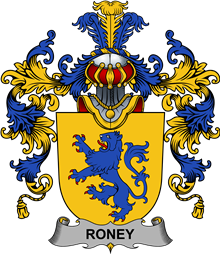 Irish Family Coat of Arms (v.25b) Roney or O