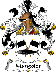 German Wappen Coat of Arms for Mangoldt