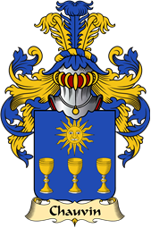French Family Coat of Arms (v.23) for Chauvin