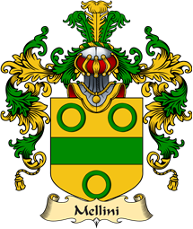 Italian Family Coat of Arms (v.25a) Mellini