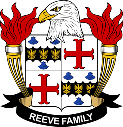 Coat of arms used by the Reeve family in the United States of America