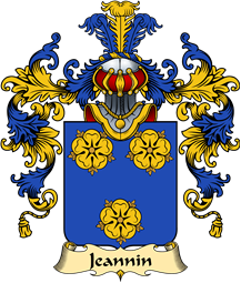 French Family Coat of Arms (v.25) Jeannin