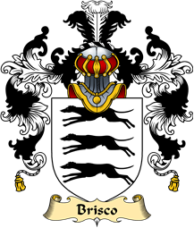 English Family Coat of Arms (v.25) Brisco