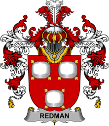 Irish Family Coat of Arms (v.25b) Redman